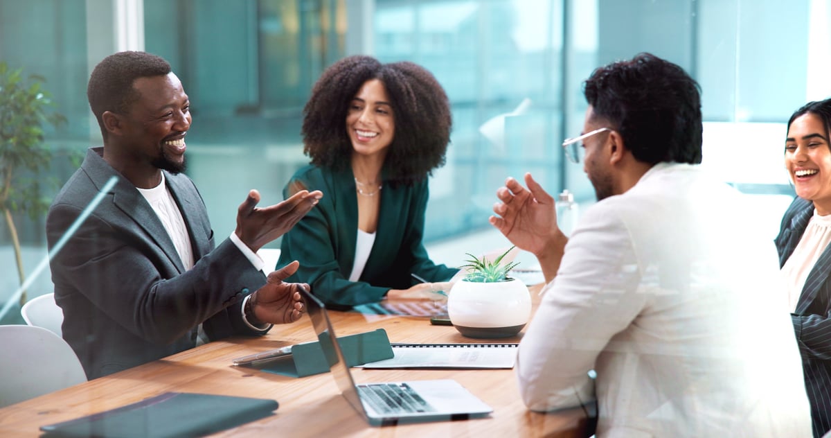 Diverse team of professionals collaborating in a modern office: accountants, doctors, and lawyers
